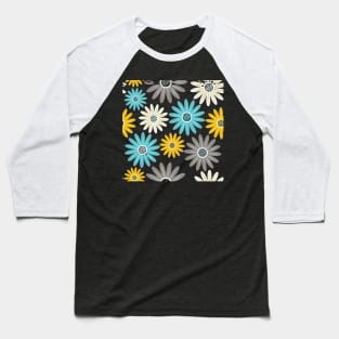 Mixed daisy flowers Baseball T-Shirt